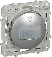 Датчик движения без рамки Schneider Electric Odace двухпроводной алюминий картинка